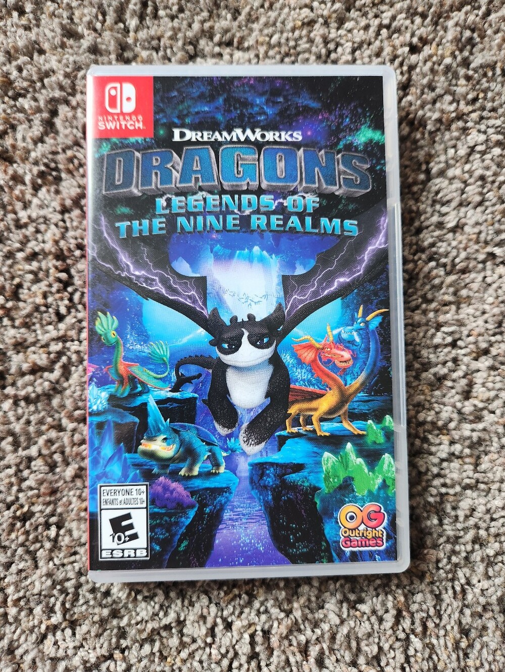 Dragons Legends Of The Nine Realms Game For Nintendo Switch With Case